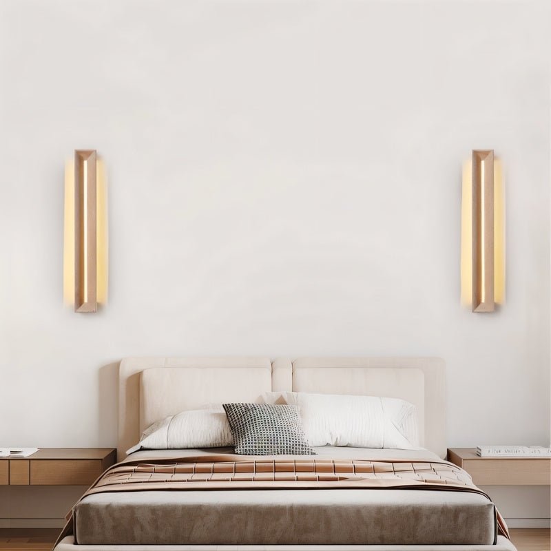 Apsu Travertine Wall Lamp