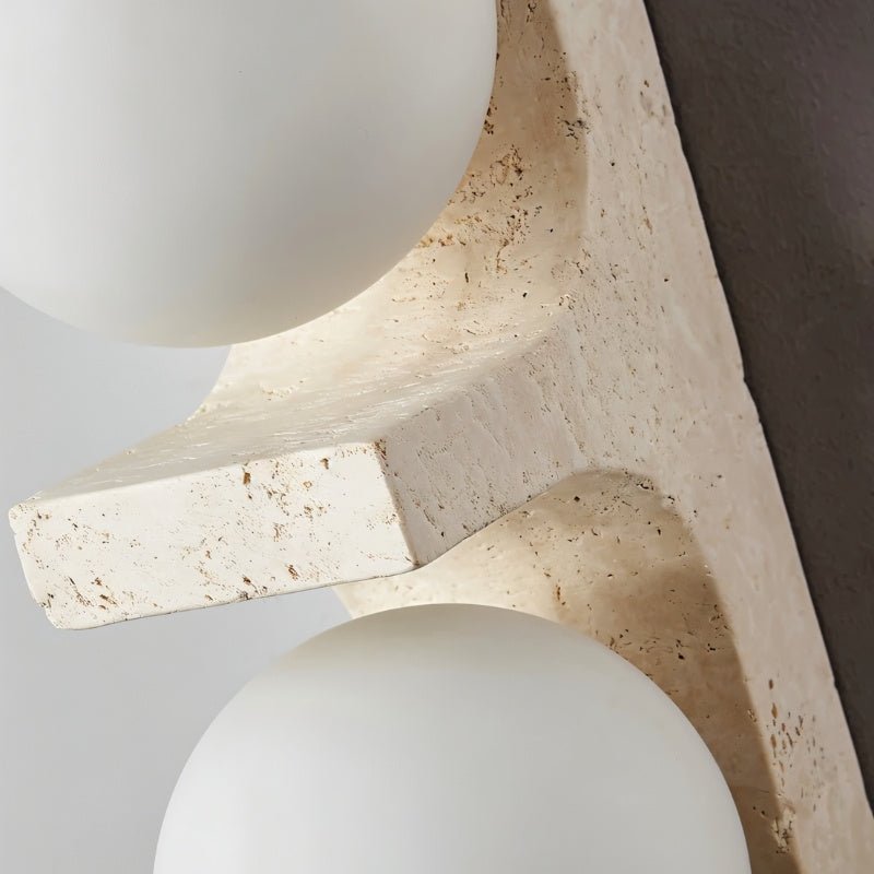 Aryil Travertine Wall Lamp