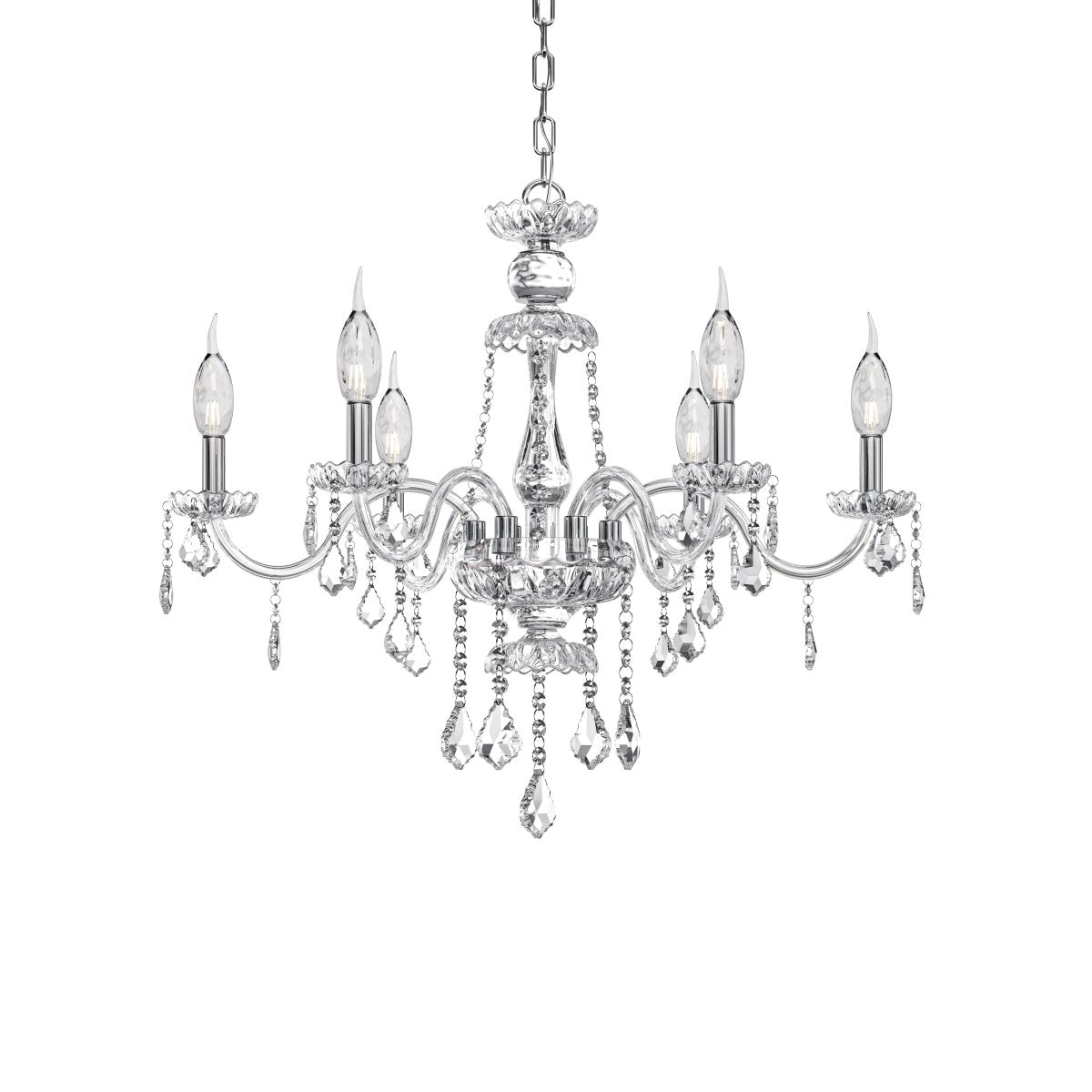 Brigitte Chandelier - Champagne Silver
