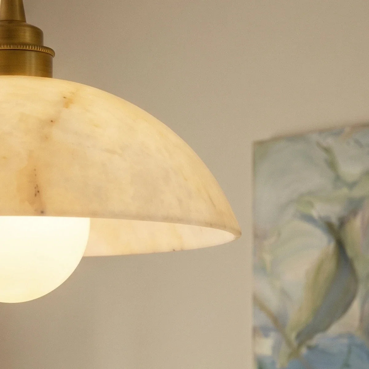 Cupola Alabaster Pendant Light