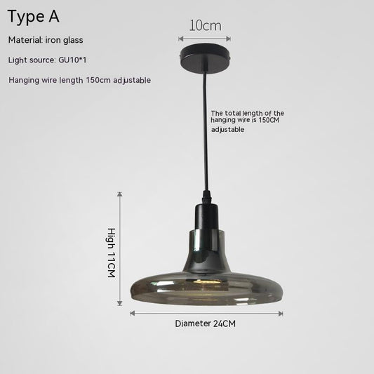 GU10 Glass Spotlight Pendant Light / Color B