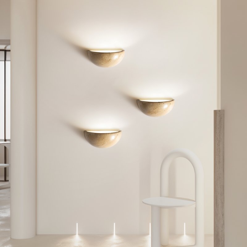 Ivado Travertine Wall Lamp