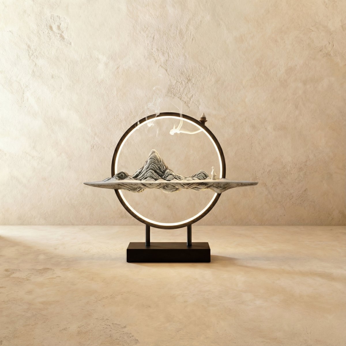 Moonlit Incense Burner Table Lamp