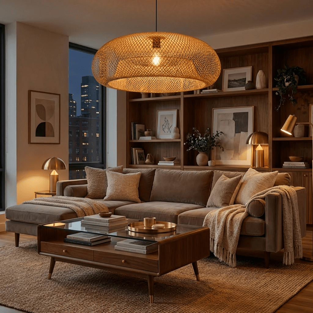 Nest Rattan Pendant Light
