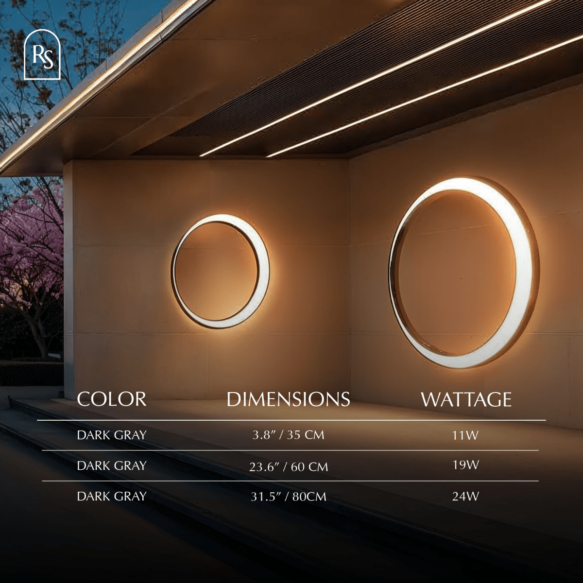 Selene Outdoor Wall Lamp