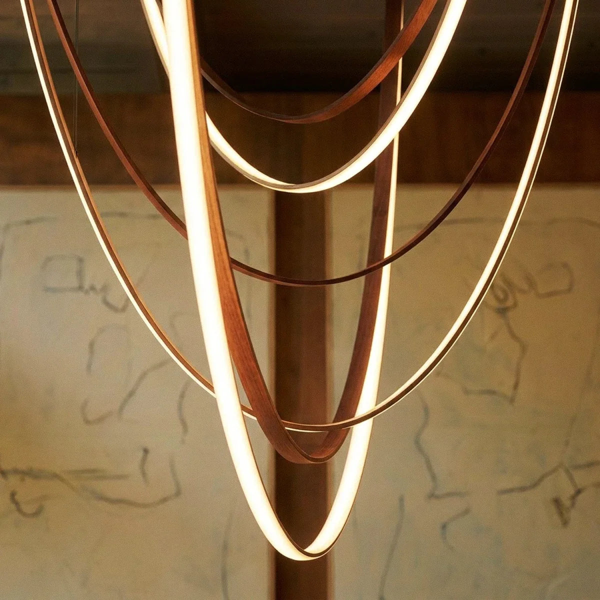 Shalom Leather Chandelier