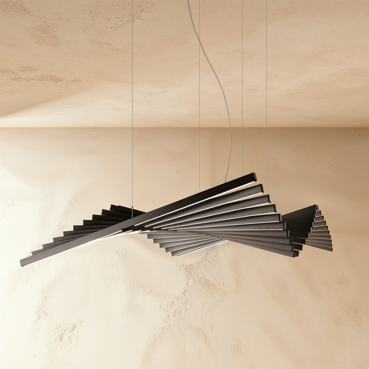 Waves Chandelier