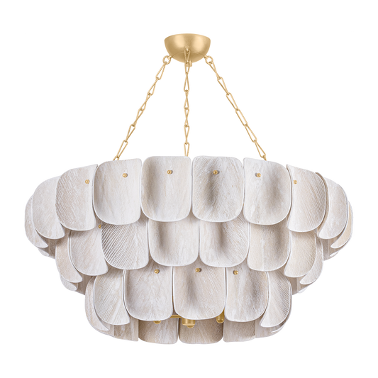 16-Light Vintage Gold Leaf Chandelier / Default Title