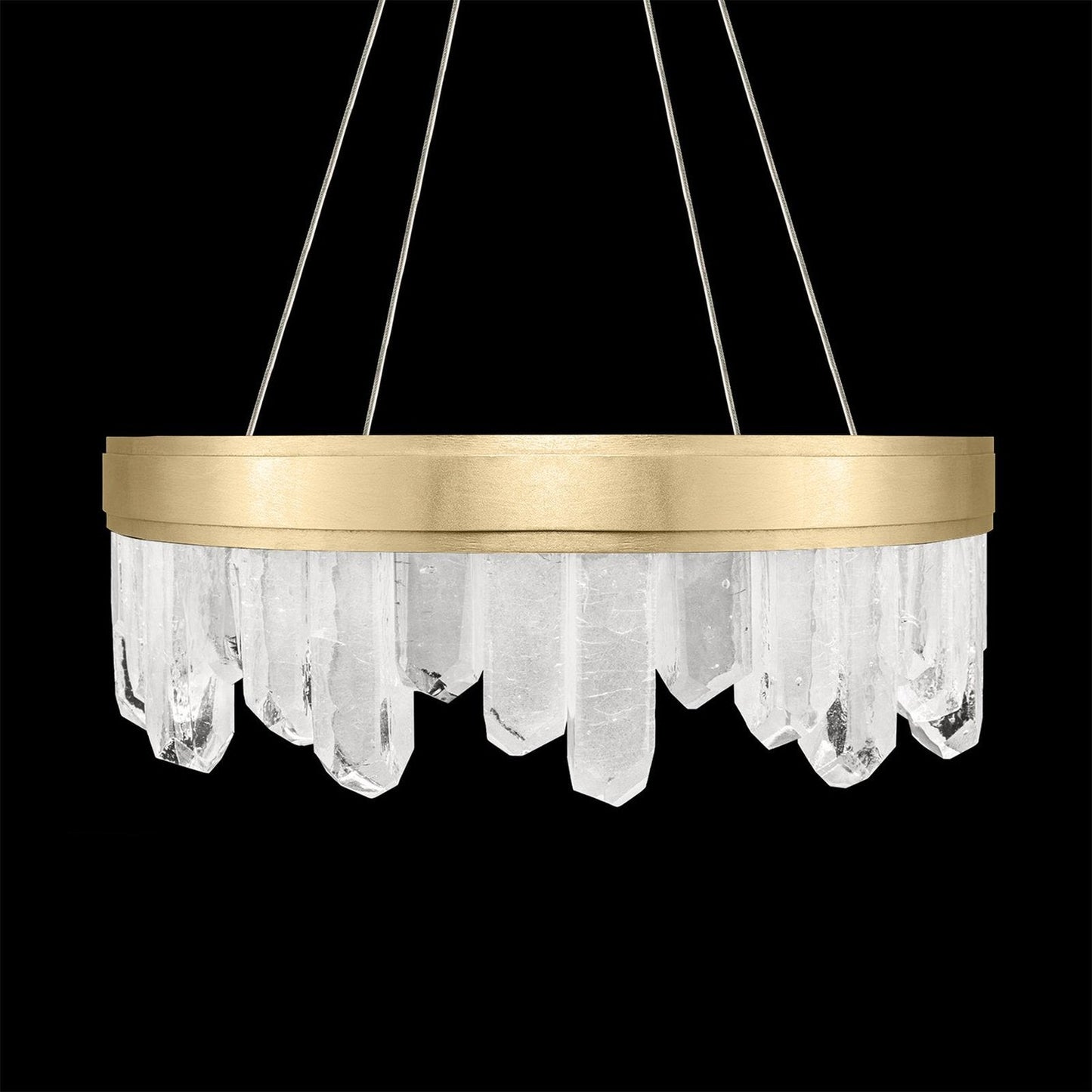 21-Inch Crystal Spire LED Pendant Light