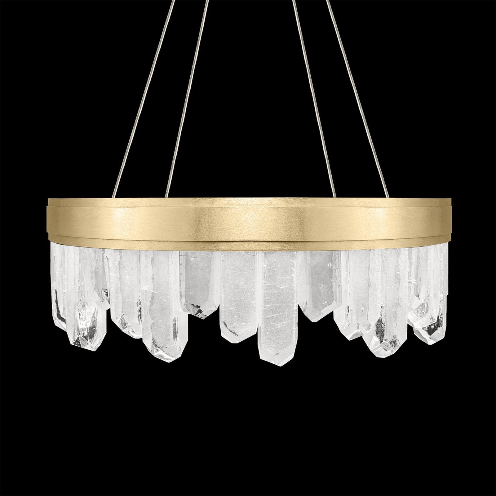 21-Inch Crystal Spire LED Pendant Light