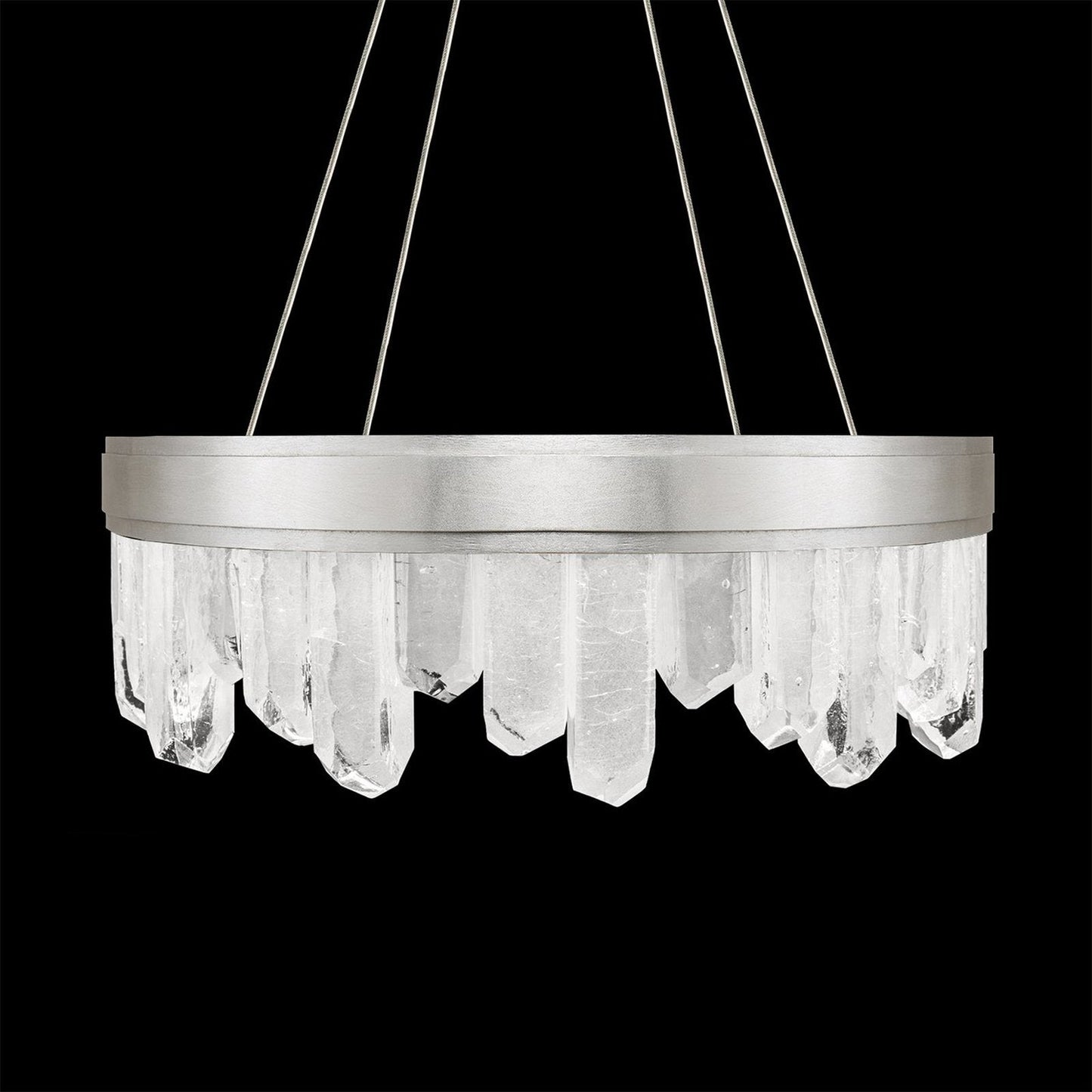 21-Inch Crystal Spire LED Pendant Light