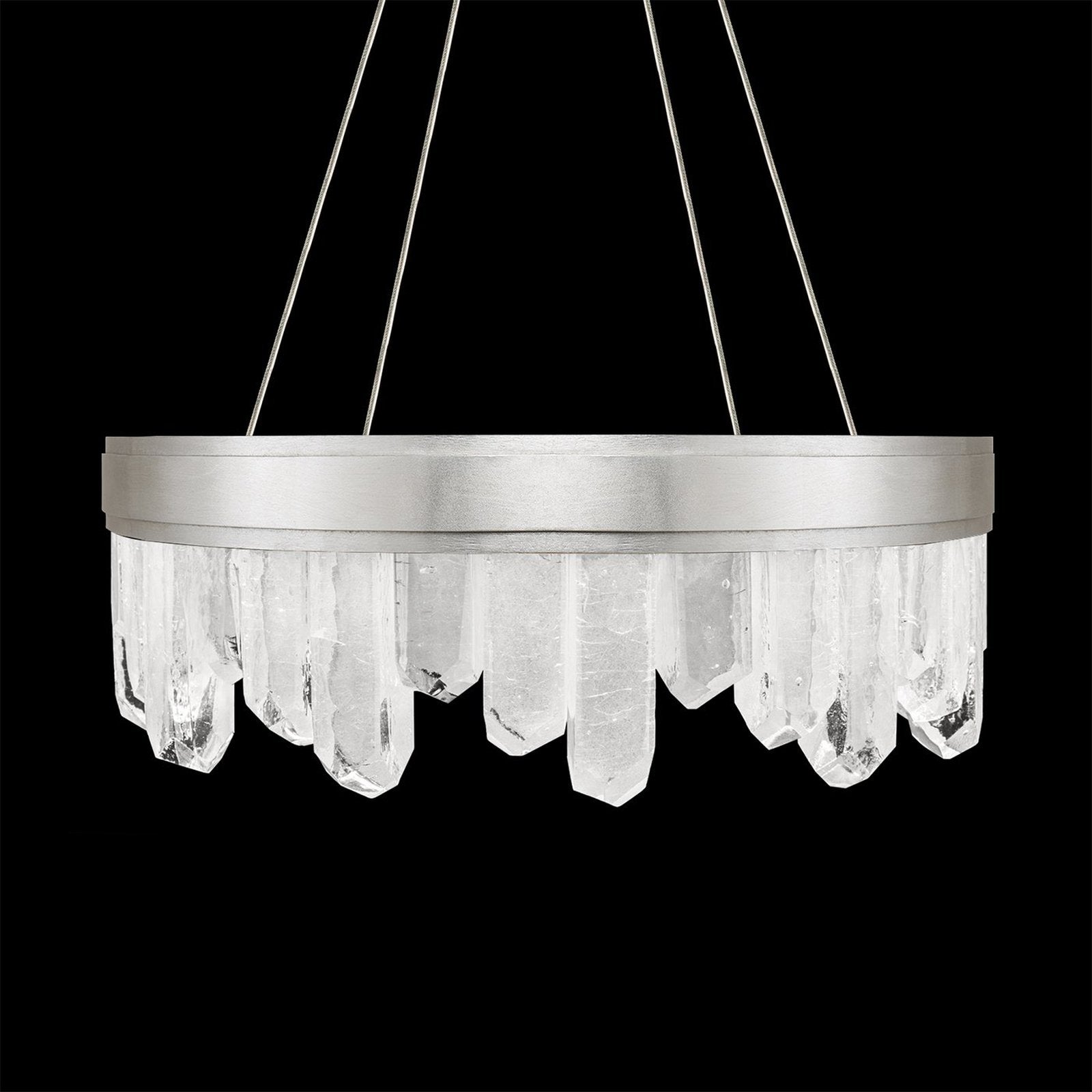 21-Inch Crystal Spire LED Pendant Light