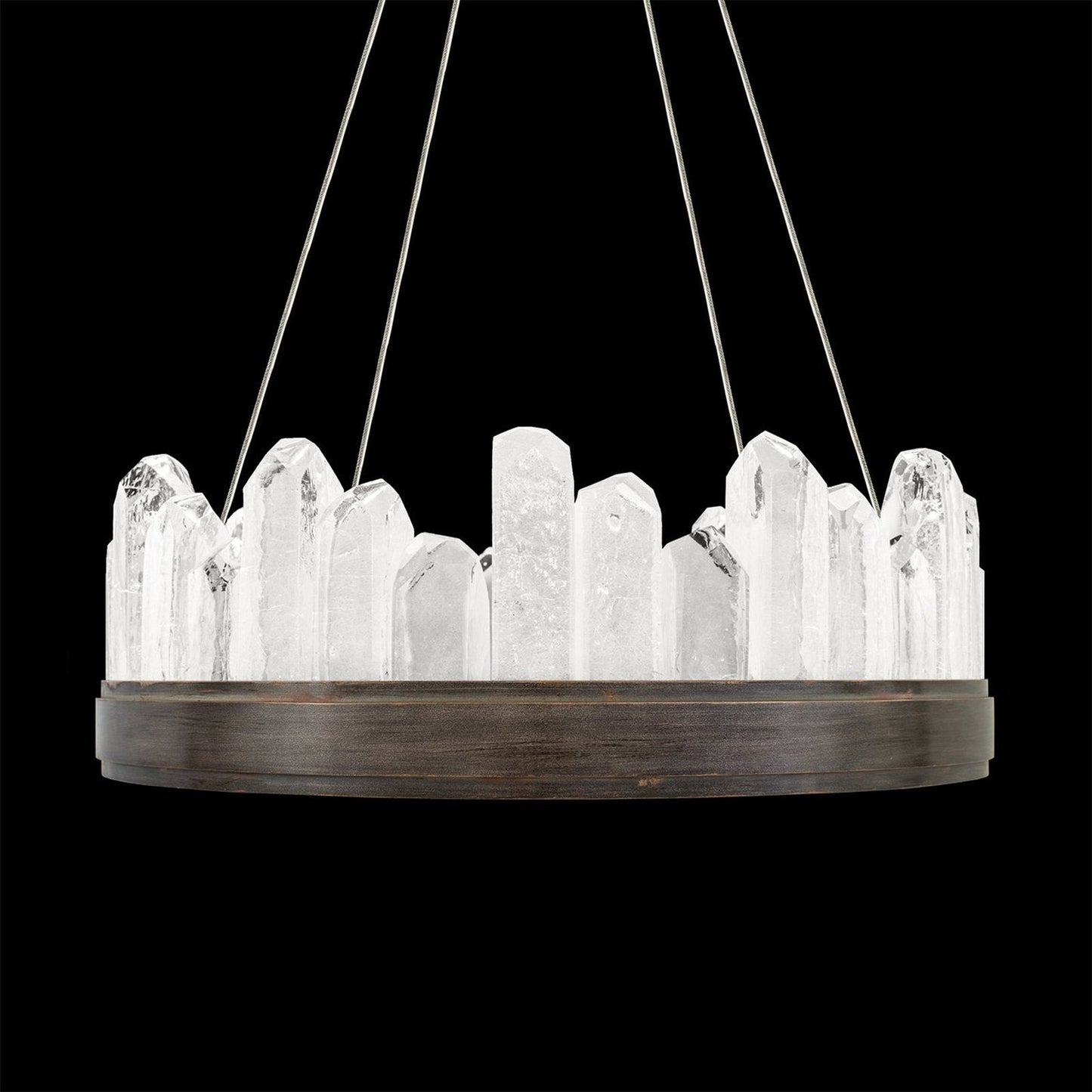 21-Inch Crystal Spire LED Pendant Light