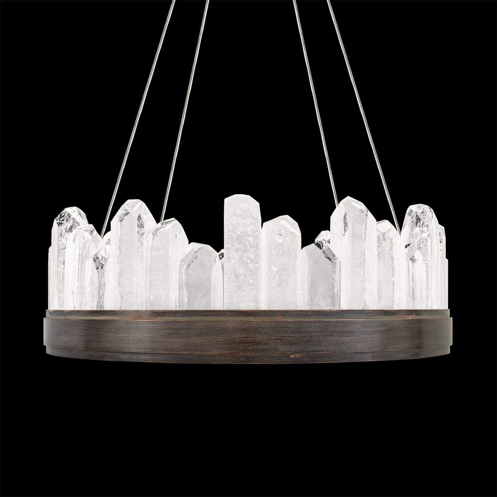 21-Inch Crystal Spire LED Pendant Light