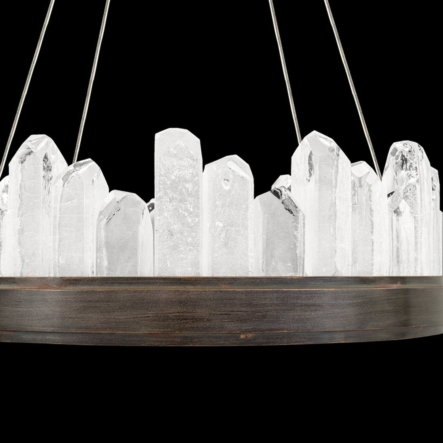 21-Inch Crystal Spire LED Pendant Light