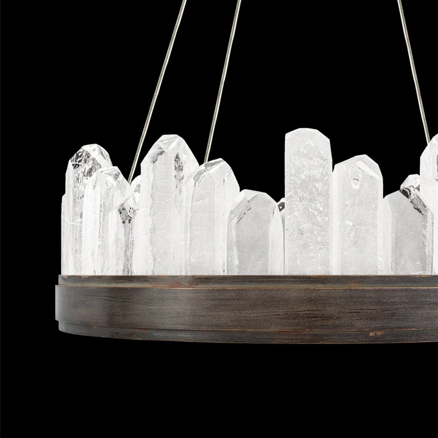 21-Inch Crystal Spire LED Pendant Light