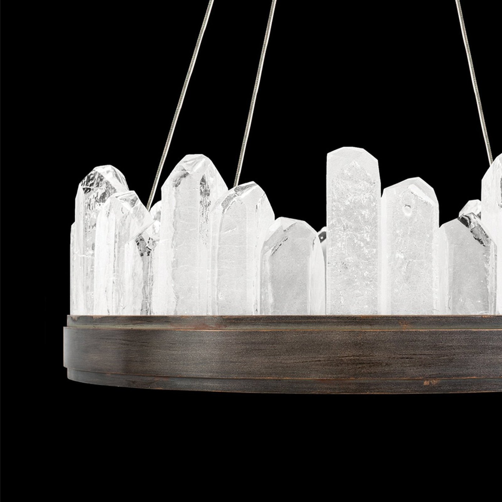 21-Inch Crystal Spire LED Pendant Light