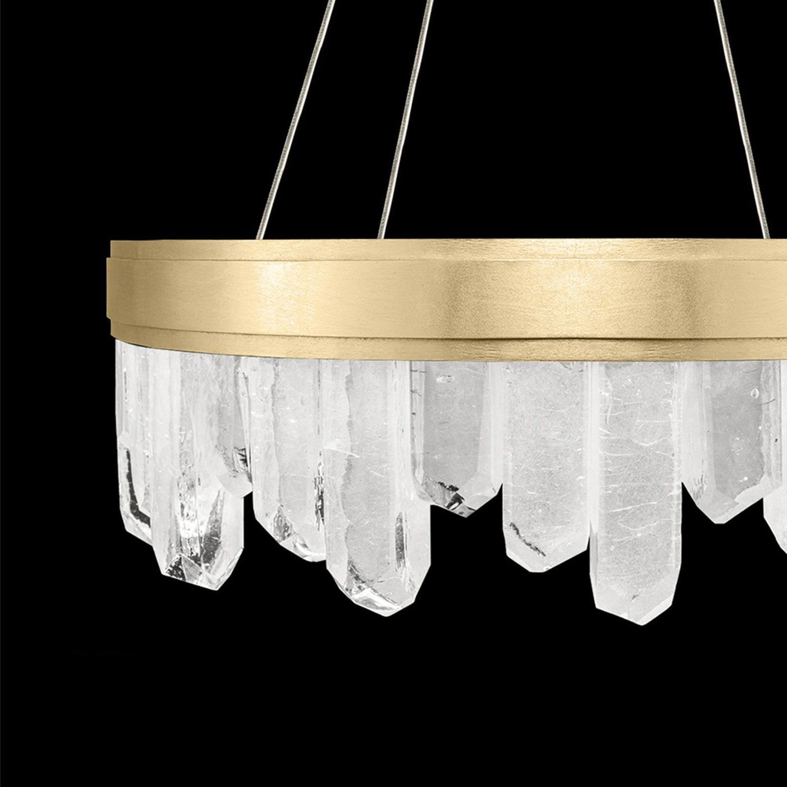 21-Inch Crystal Spire LED Pendant Light