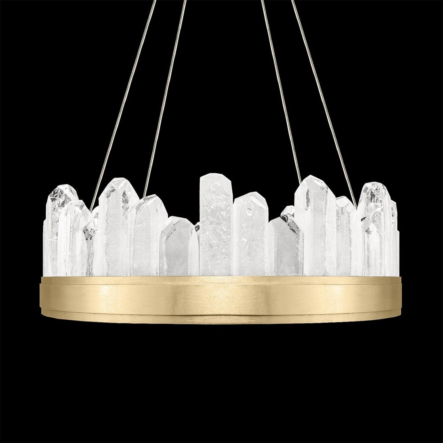 21-Inch Crystal Spire LED Pendant Light