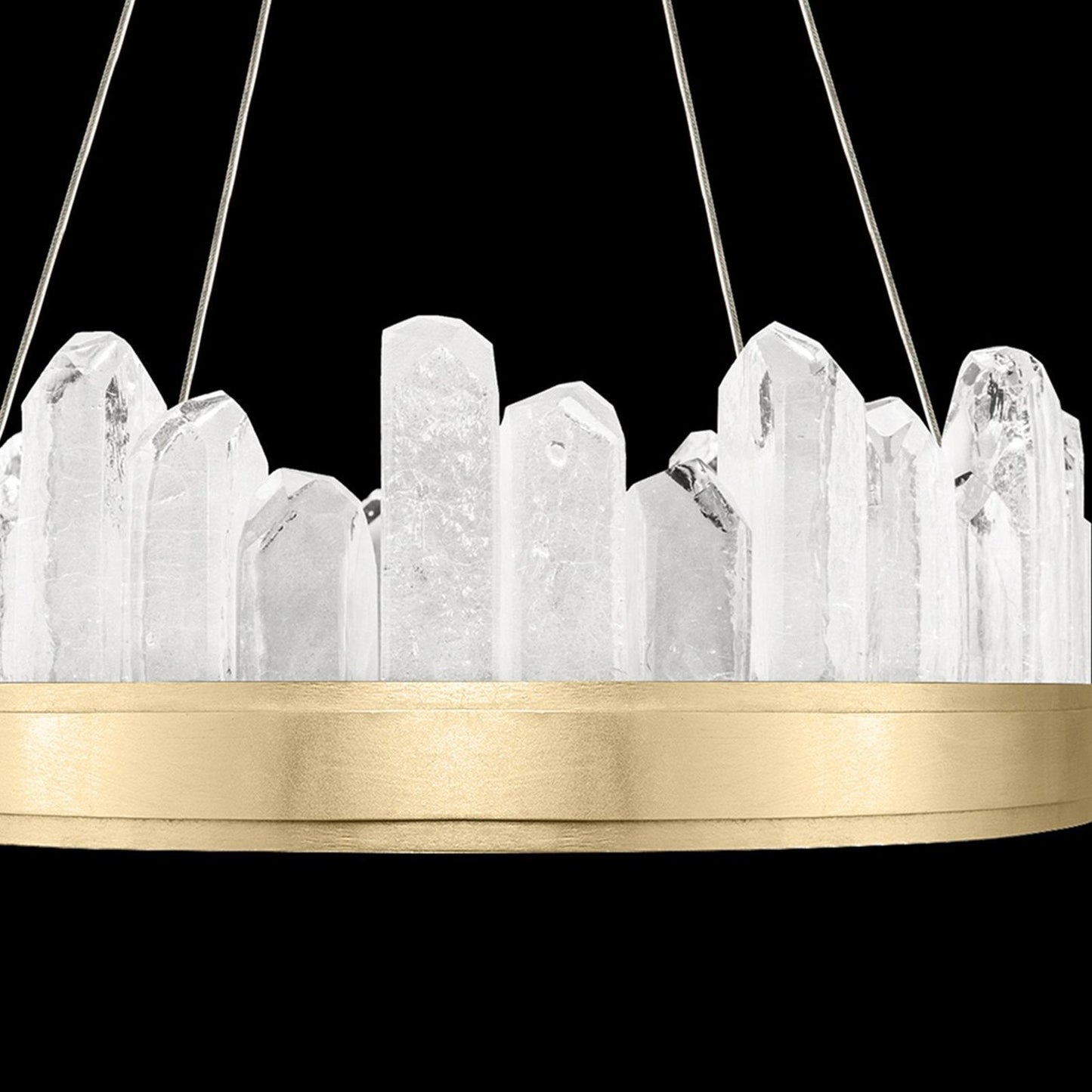 21-Inch Crystal Spire LED Pendant Light