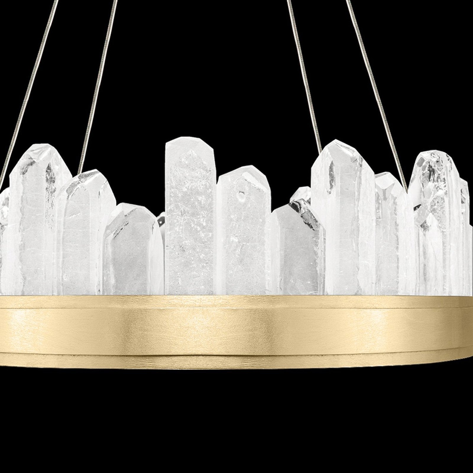 21-Inch Crystal Spire LED Pendant Light