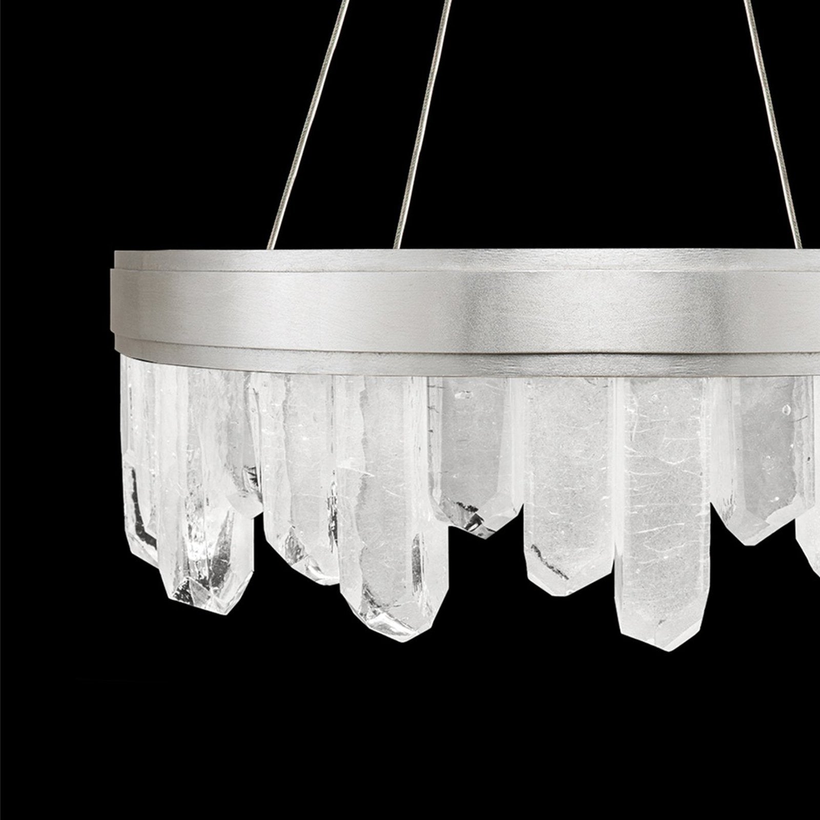 21-Inch Crystal Spire LED Pendant Light