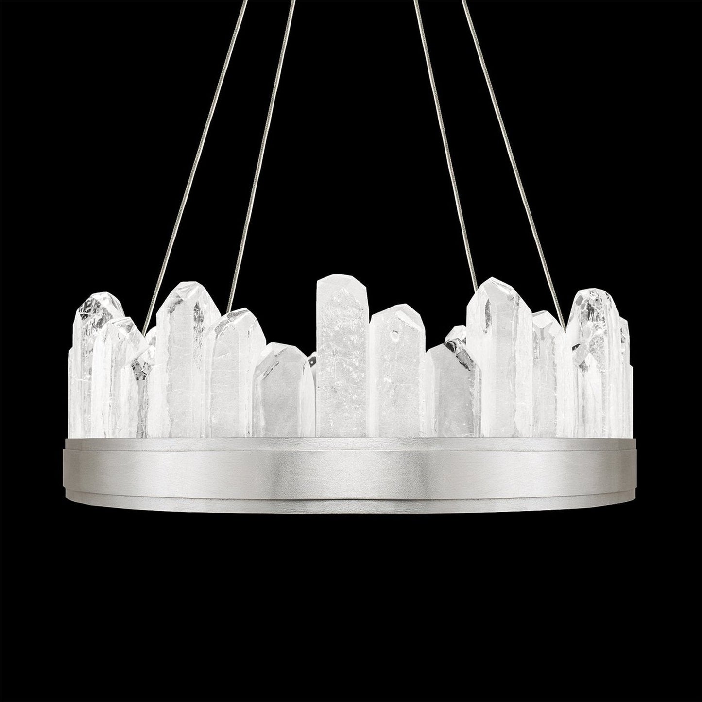 21-Inch Crystal Spire LED Pendant Light