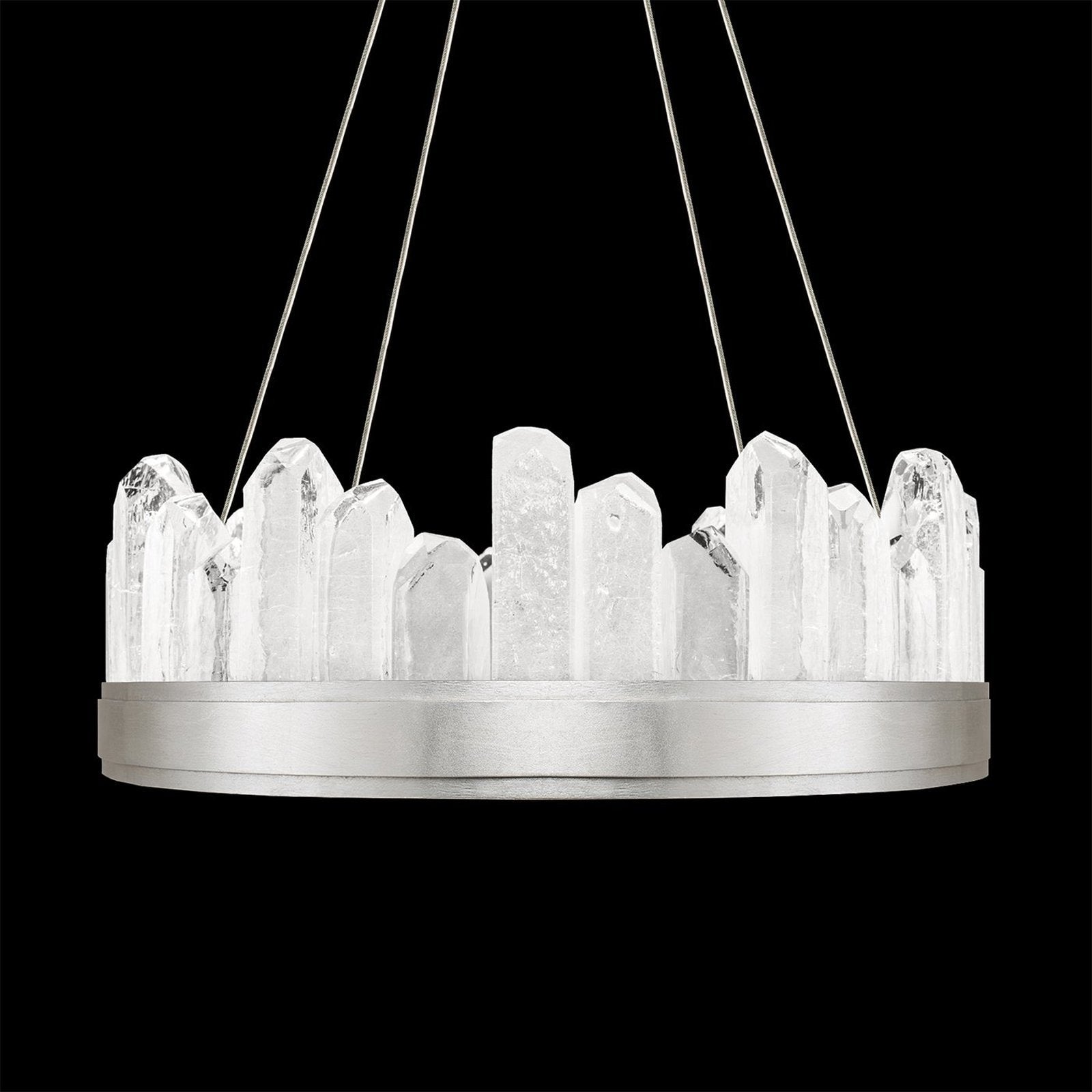 21-Inch Crystal Spire LED Pendant Light