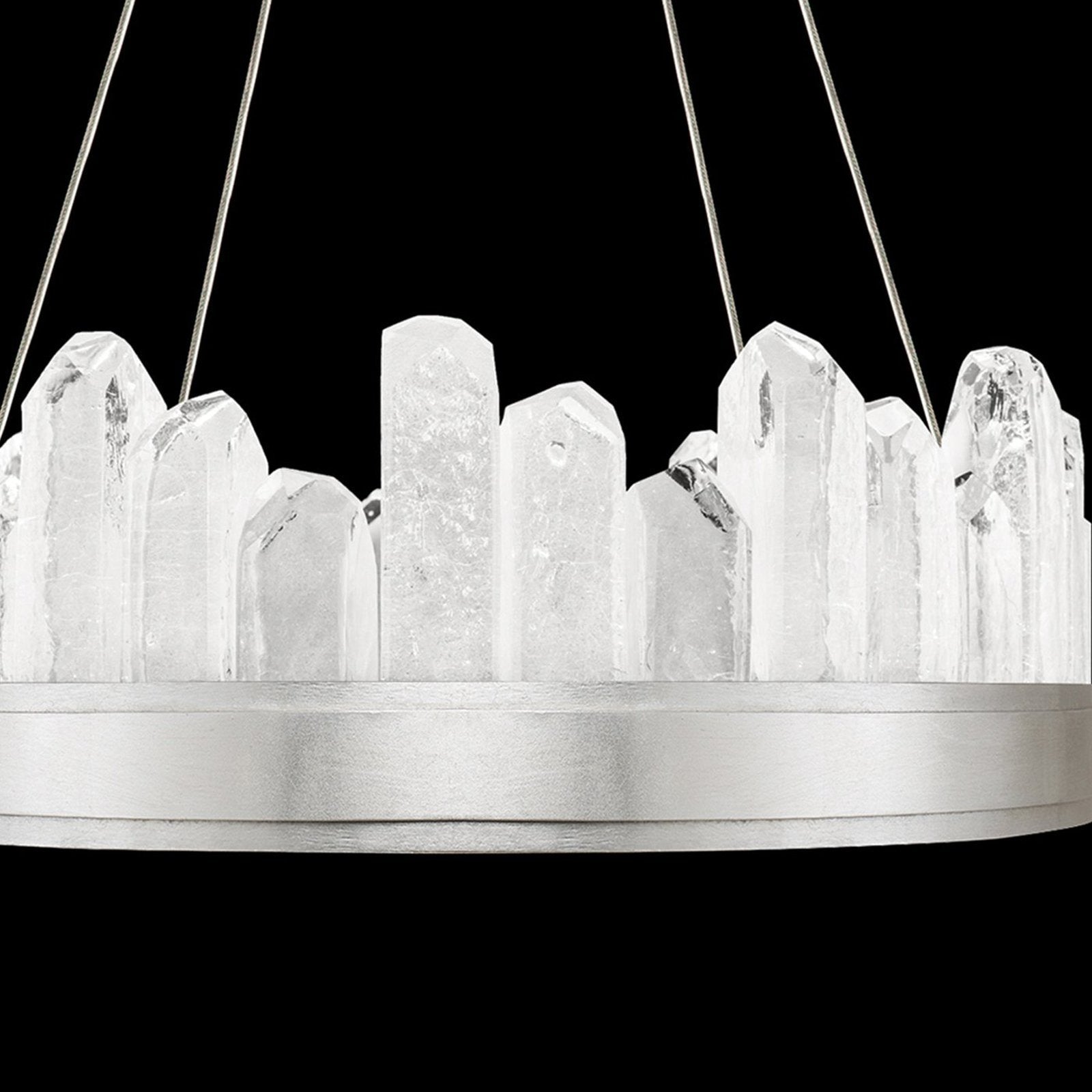 21-Inch Crystal Spire LED Pendant Light
