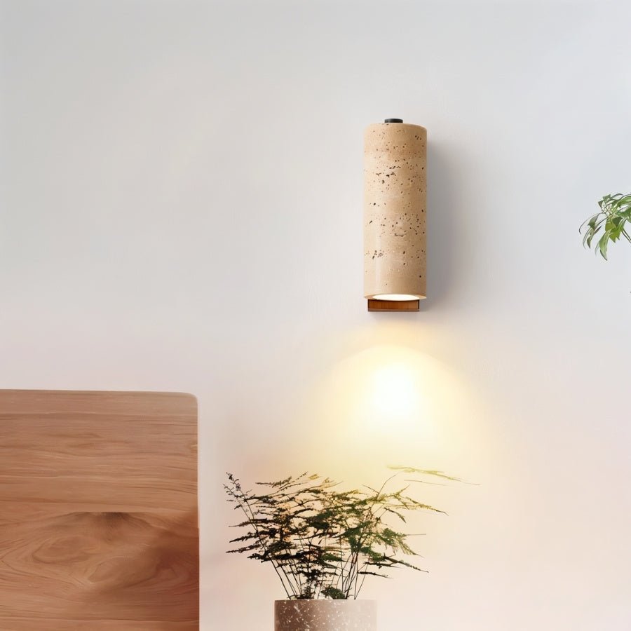 Lurma Travertine Wall Lamp