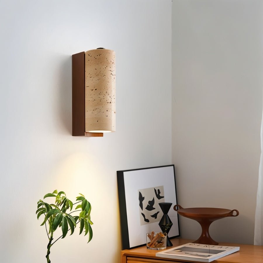 Lurma Travertine Wall Lamp