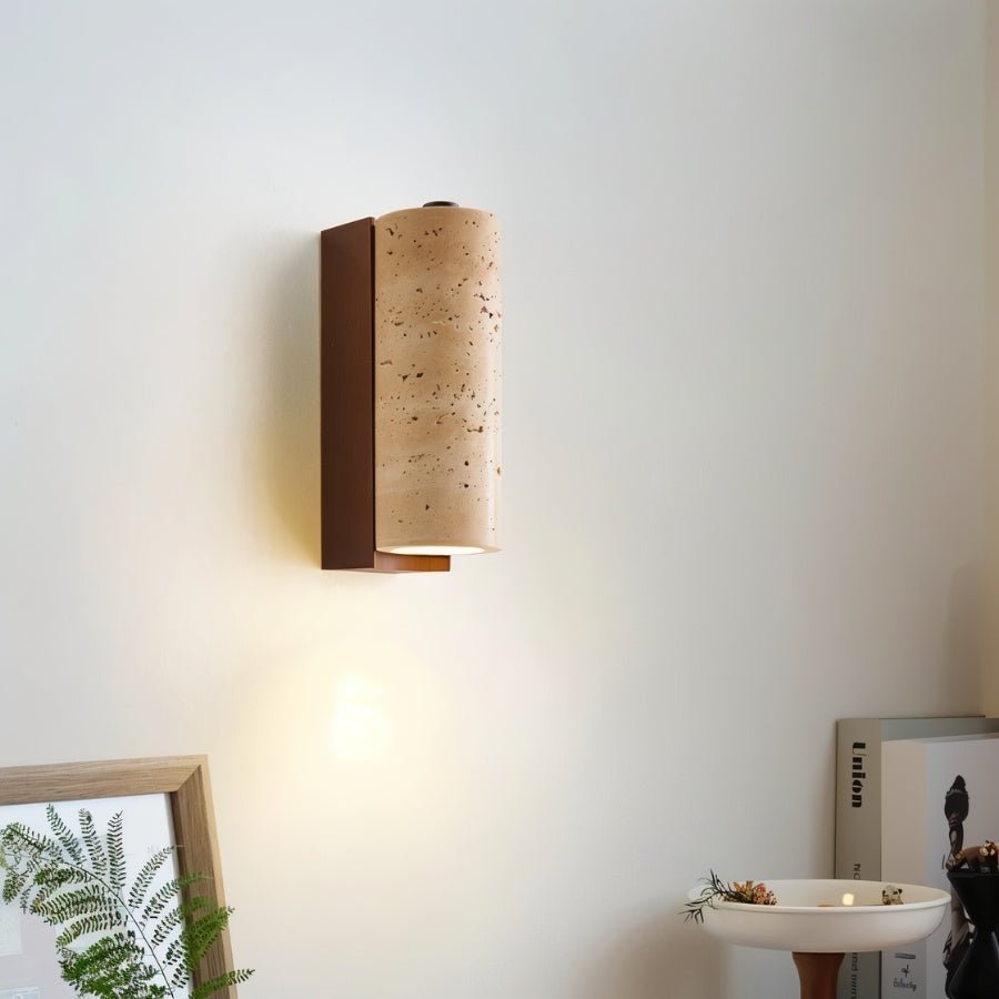 Lurma Travertine Wall Lamp