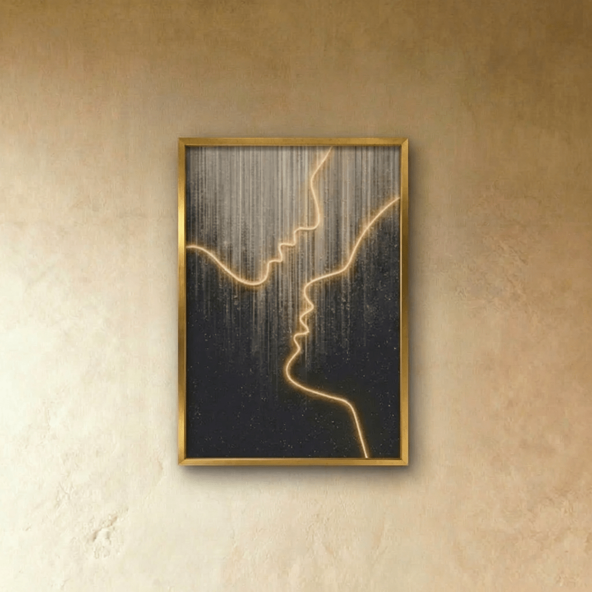 Abstract Love Illuminated Art