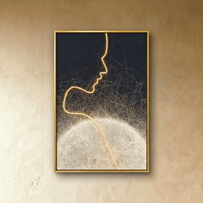 Abstract Love Illuminated Art
