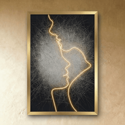 Abstract Love Illuminated Art