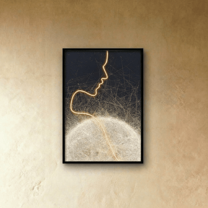 Abstract Love Illuminated Art