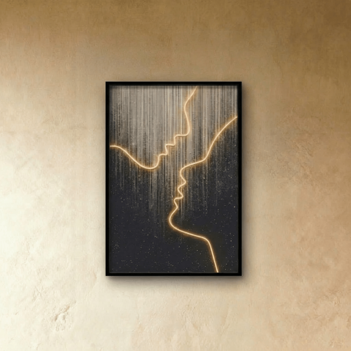 Abstract Love Illuminated Art