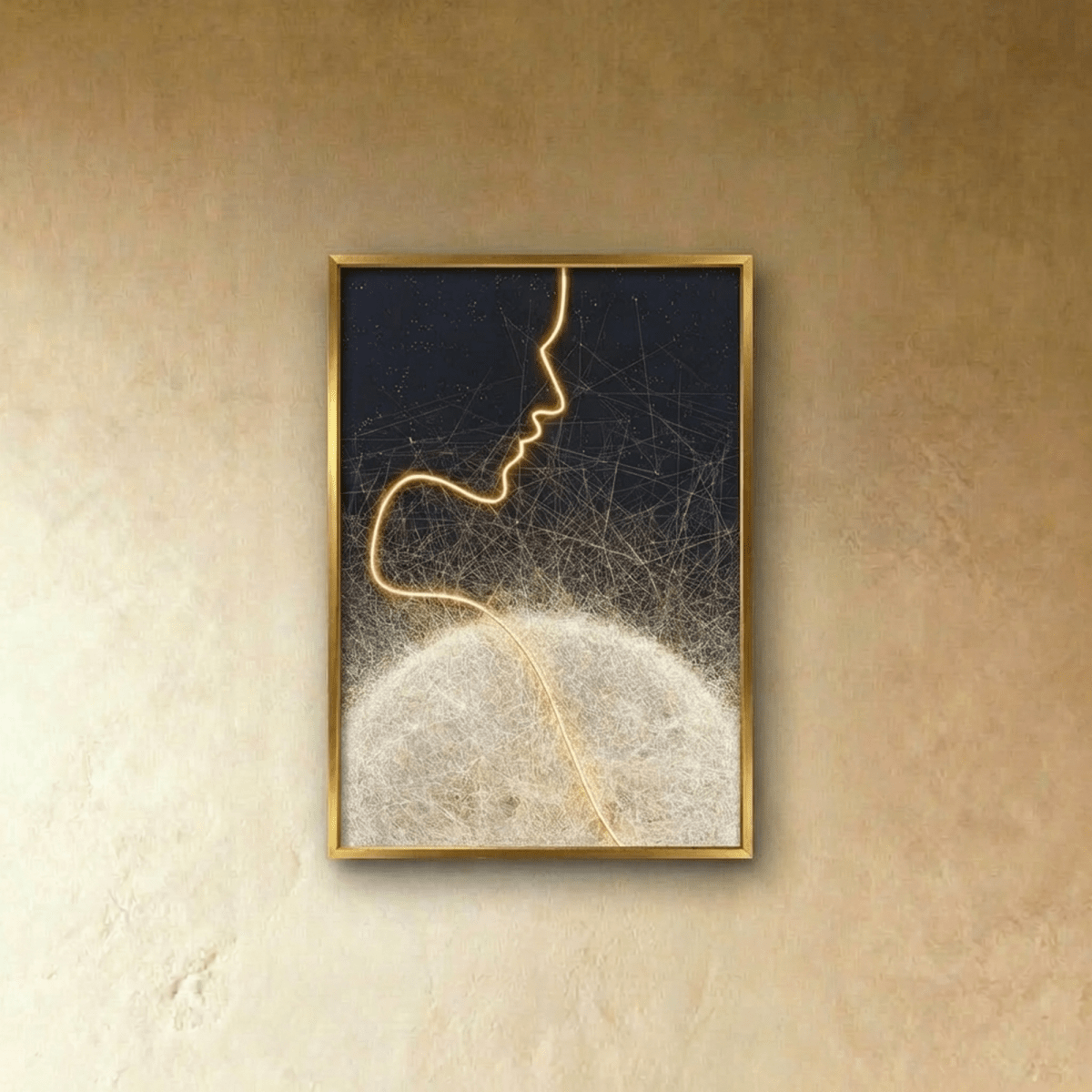 Abstract Love Illuminated Art
