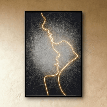 Abstract Love Illuminated Art