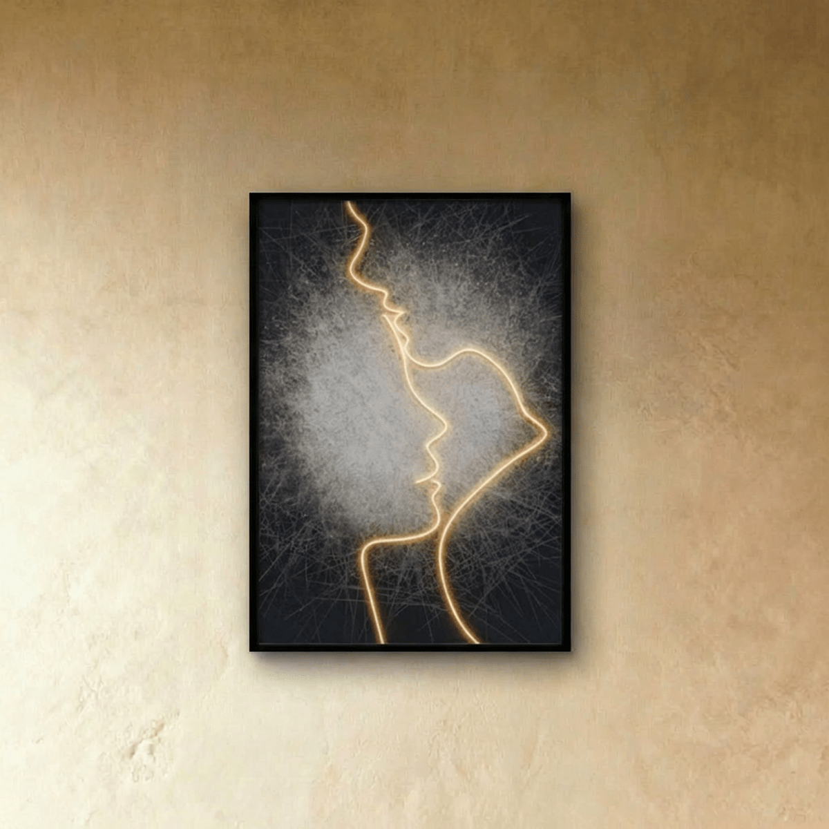 Abstract Love Illuminated Art