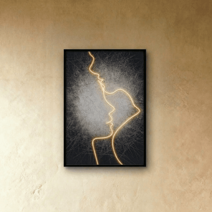 Abstract Love Illuminated Art