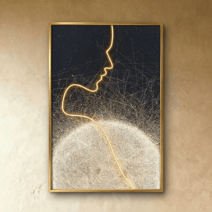 Abstract Love Illuminated Art