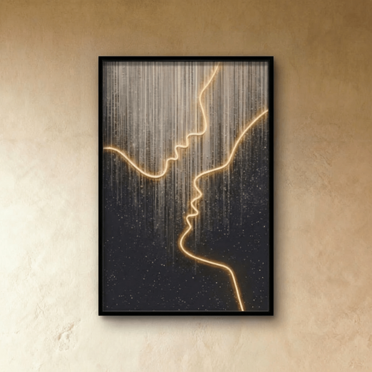 Abstract Love Illuminated Art