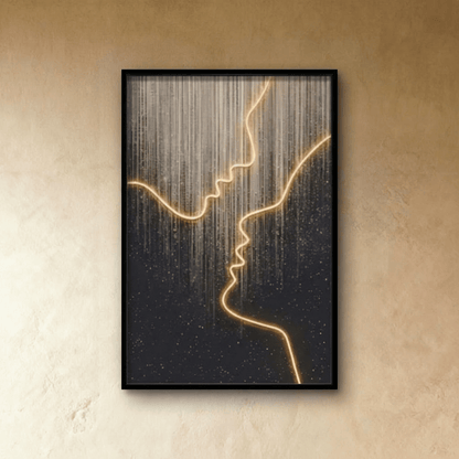 Abstract Love Illuminated Art