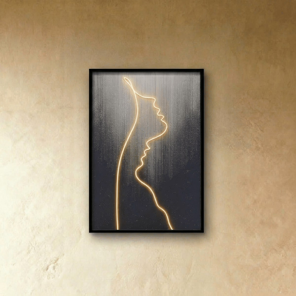 Abstract Love Illuminated Art