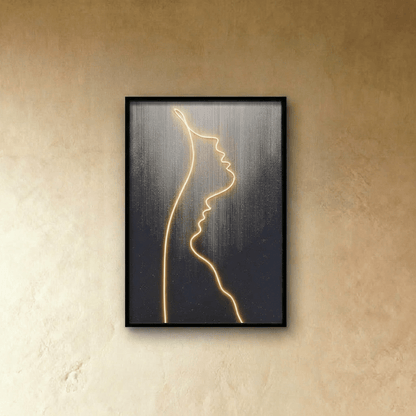 Abstract Love Illuminated Art