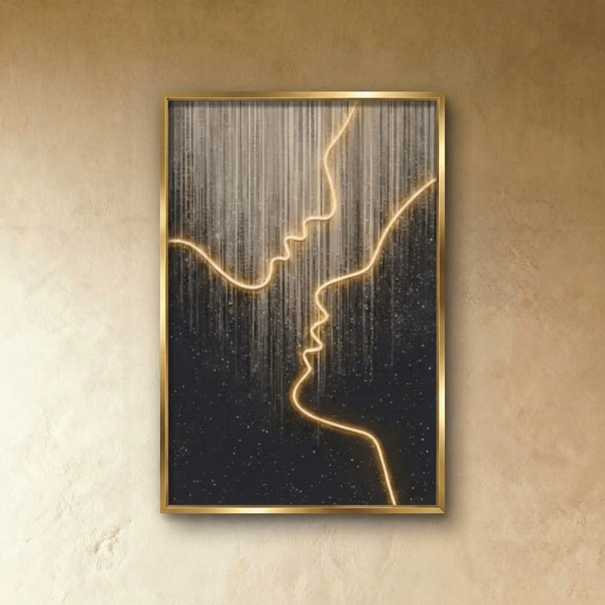 Abstract Love Illuminated Art