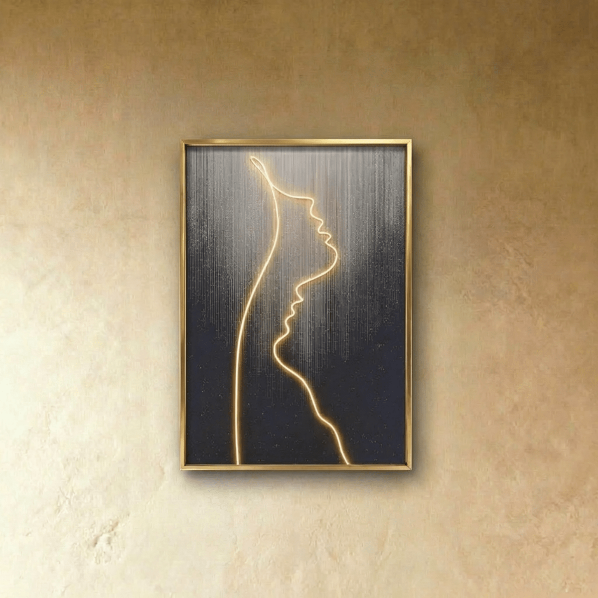 Abstract Love Illuminated Art