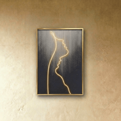 Abstract Love Illuminated Art