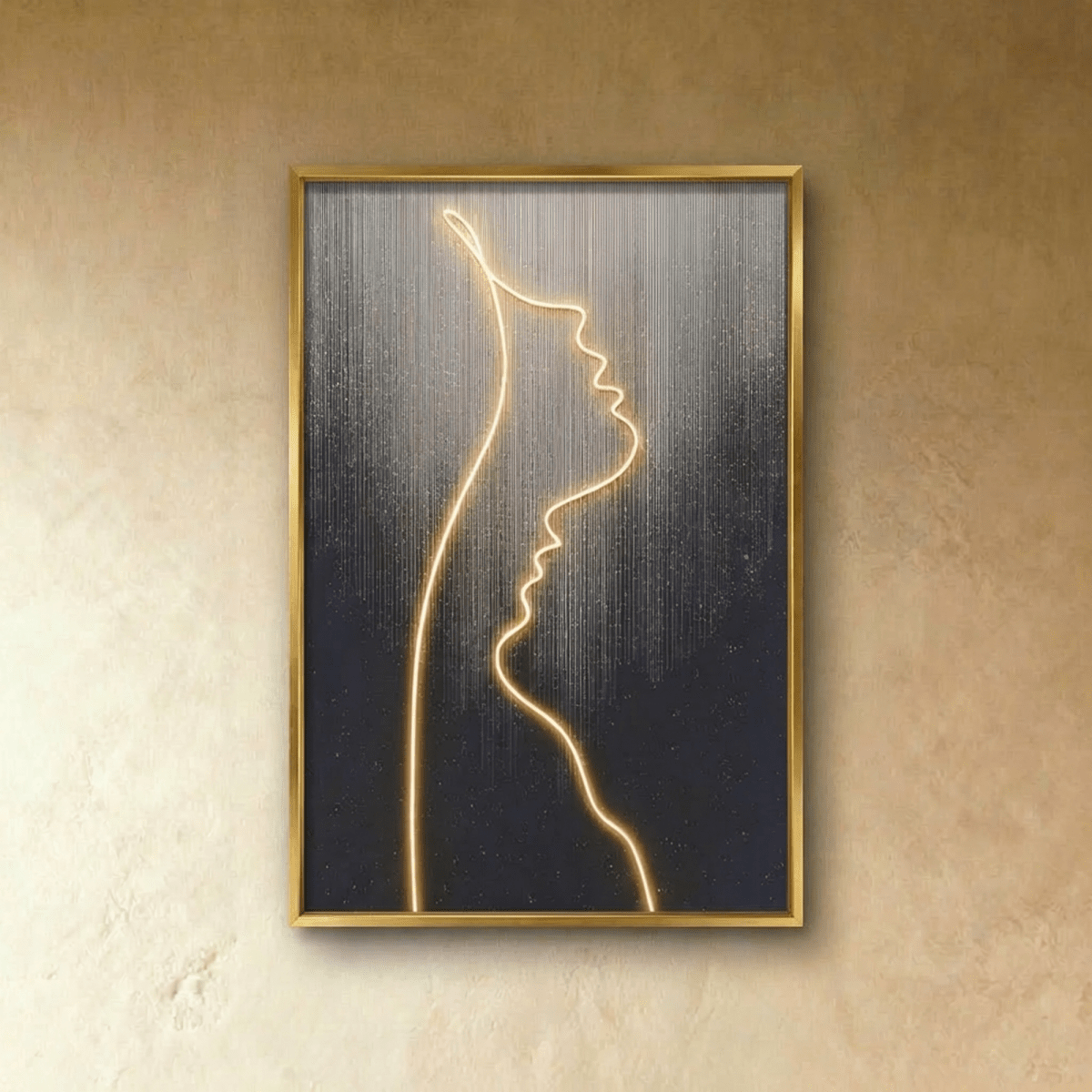 Abstract Love Illuminated Art